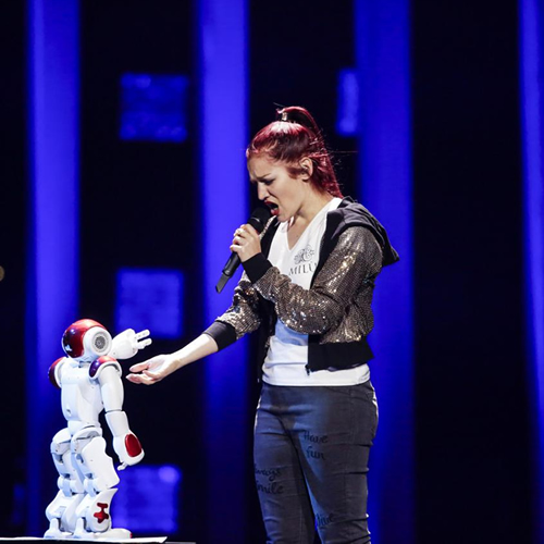 Robot maakt debuut op Eurovisie songfestival 2018Robot maakt debuut op Eurovisie songfestival 2018.jpg